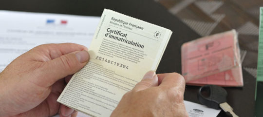 Faire changer une carte grise d'une personne décédée
